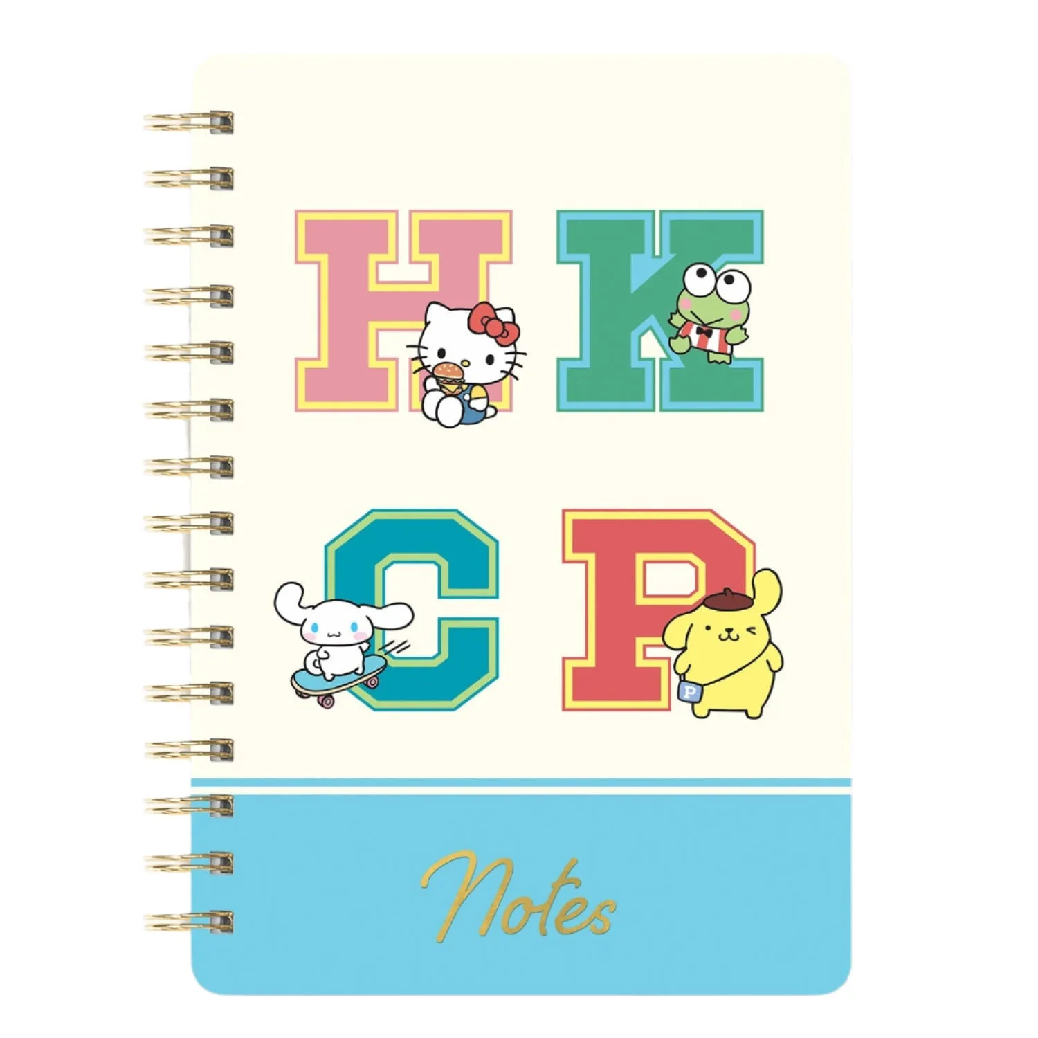 Hello Kitty and Friends x Studio Oh! College Letters Blue Agatha Notebook SANRIO