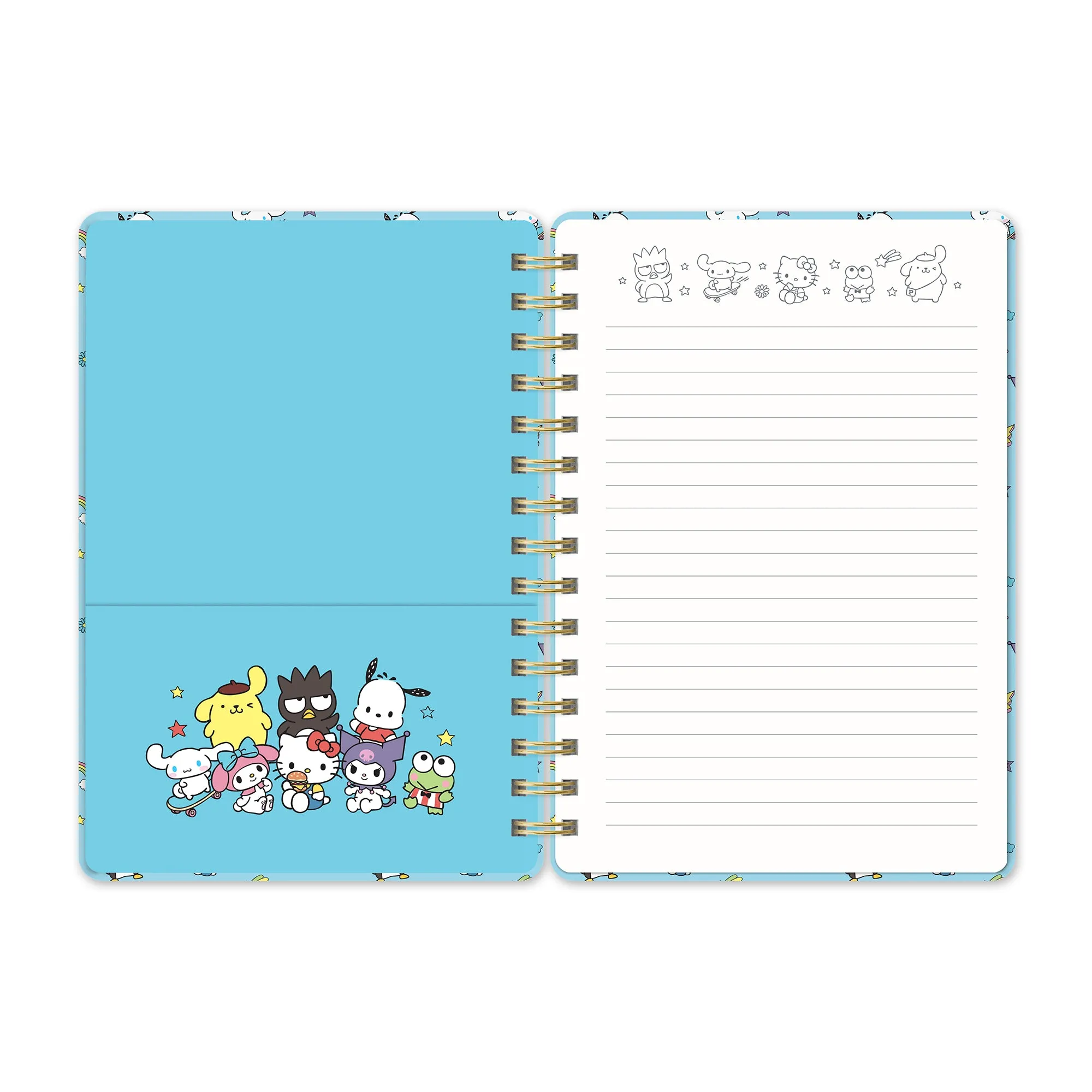 Hello Kitty and Friends x Studio Oh! College Letters Blue Agatha Notebook SANRIO