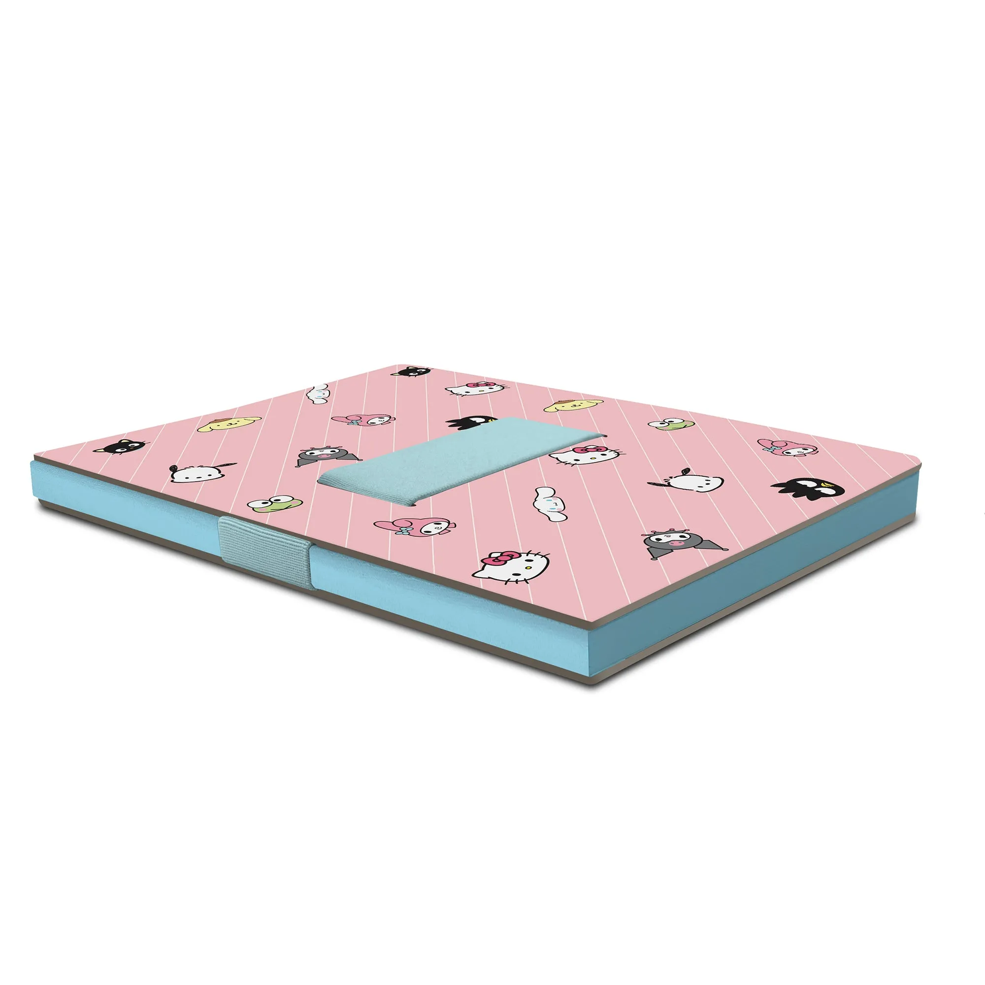 Hello Kitty and Friends x Studio Oh! Pink Pinstripe Casey Notebook with Phone Loop SANRIO