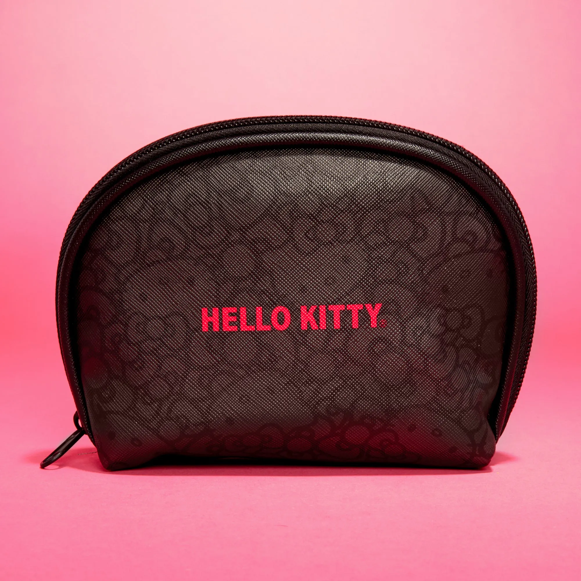 Hello Kitty Black Zipper Pouch (High Impact Series) SANRIO