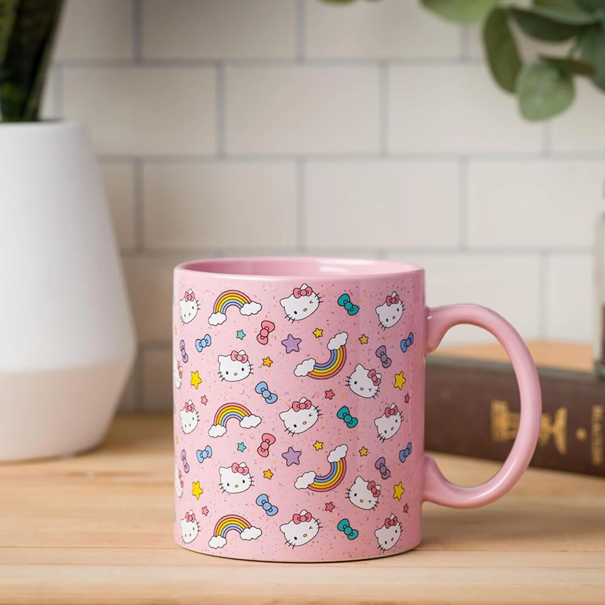 Hello Kitty Ceramic Mug (Stars, Bows, & Rainbows) SANRIO