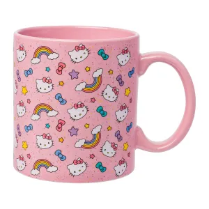 Hello Kitty Ceramic Mug (Stars, Bows, & Rainbows) SANRIO