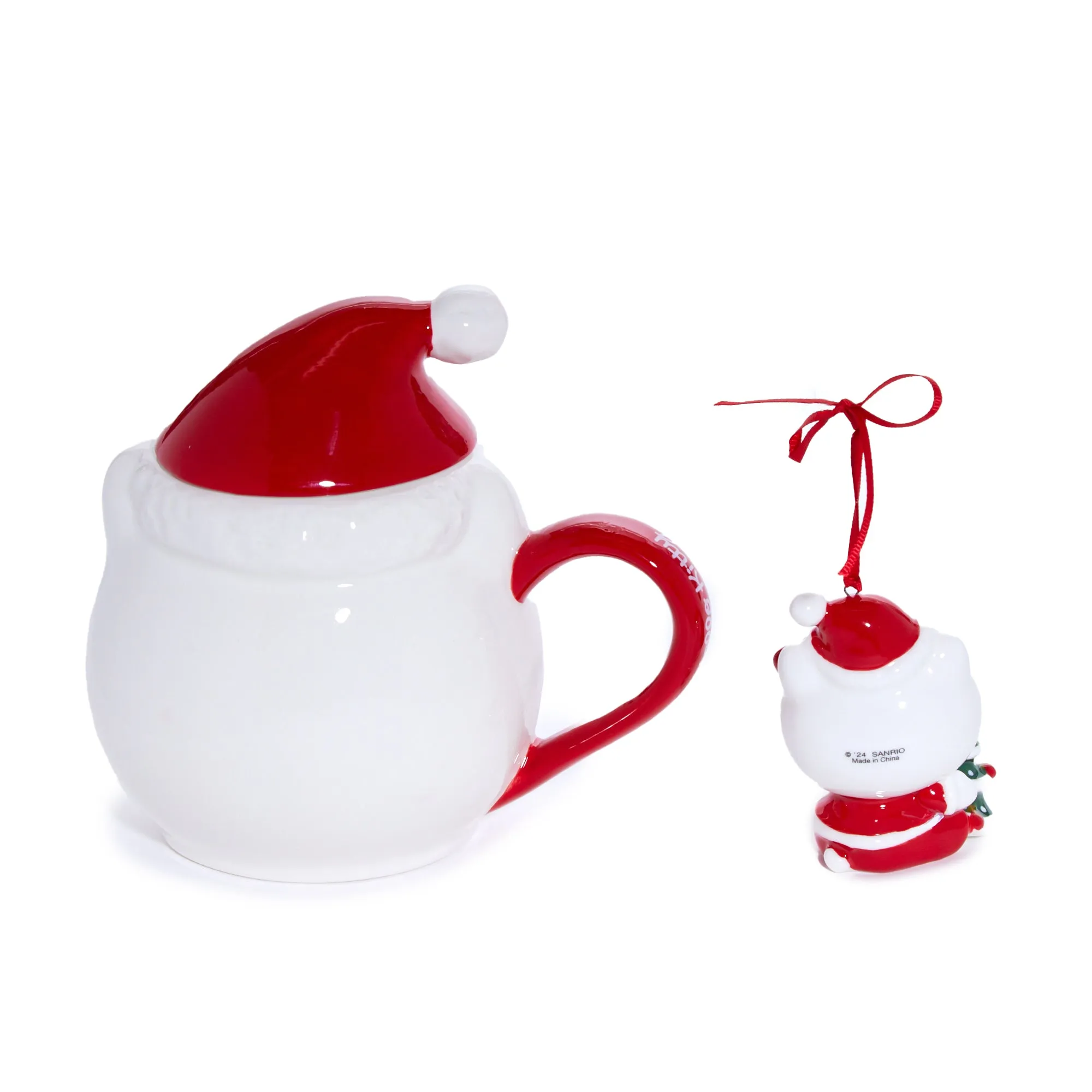 Hello Kitty Holiday Ceramic Mug and Figurine Gift Set SANRIO