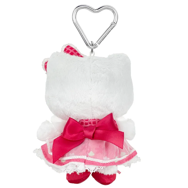 Hello Kitty Red Plush Mascot Keychain (50th Anniv. Floral Series) SANRIO