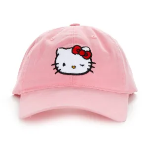Hello Kitty Retro Pigment Wash Cap (Pink) SANRIO