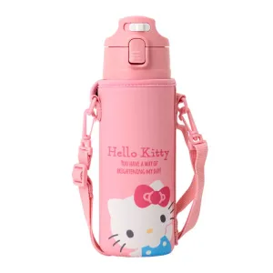 Hello Kitty Stainless Steel Water Bottle with Neoprene Carrier SANRIO