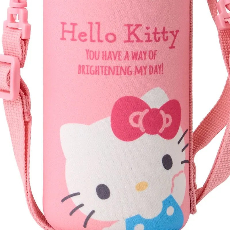 Hello Kitty Stainless Steel Water Bottle with Neoprene Carrier SANRIO