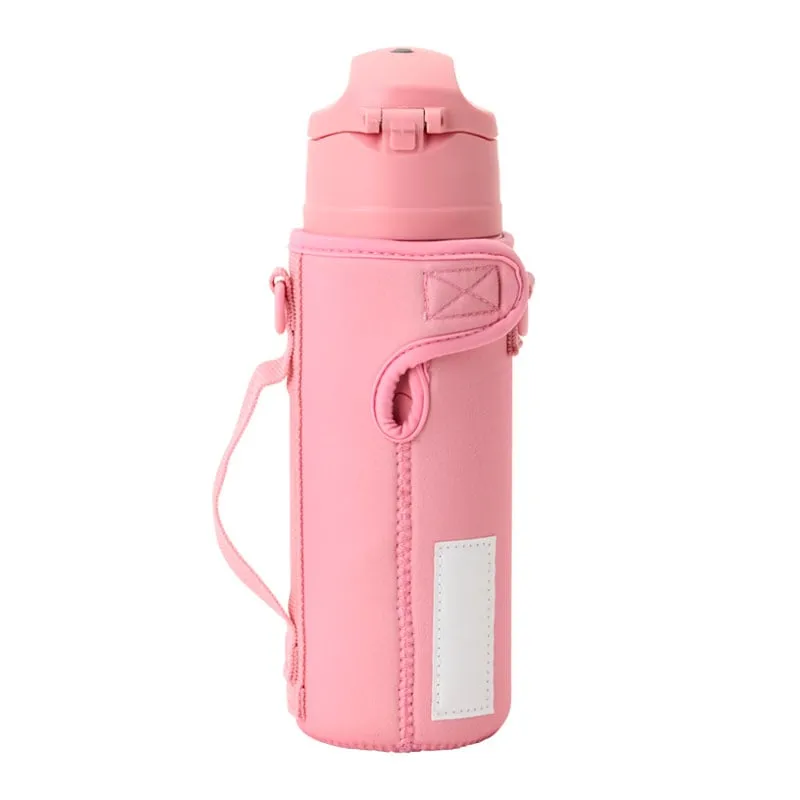 Hello Kitty Stainless Steel Water Bottle with Neoprene Carrier SANRIO