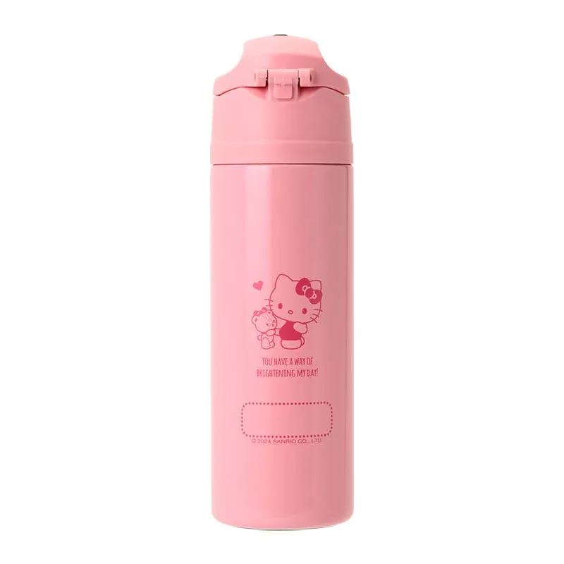 Hello Kitty Stainless Steel Water Bottle with Neoprene Carrier SANRIO