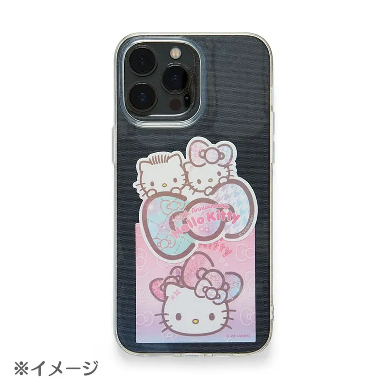 Hello Kitty Sticker & Pouch Set 50th Anniv. (Fashionable Ribbons Series) SANRIO