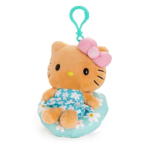 Hello Kitty Tanned Plush Mascot Clip (Summer Pool Series) SANRIO