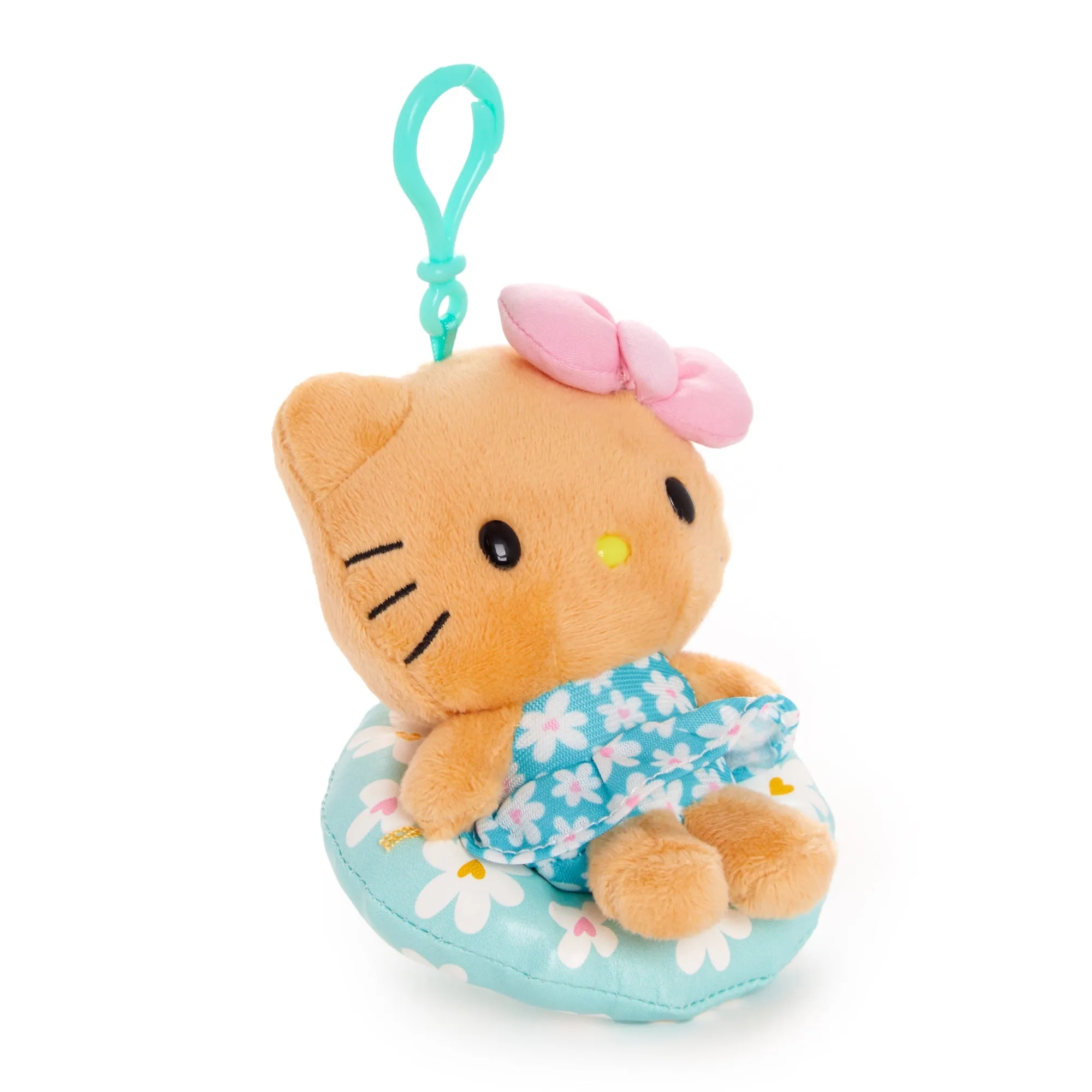 Hello Kitty Tanned Plush Mascot Clip (Summer Pool Series) SANRIO