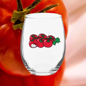 Hello Kitty Tomato Glass Tumbler SANRIO