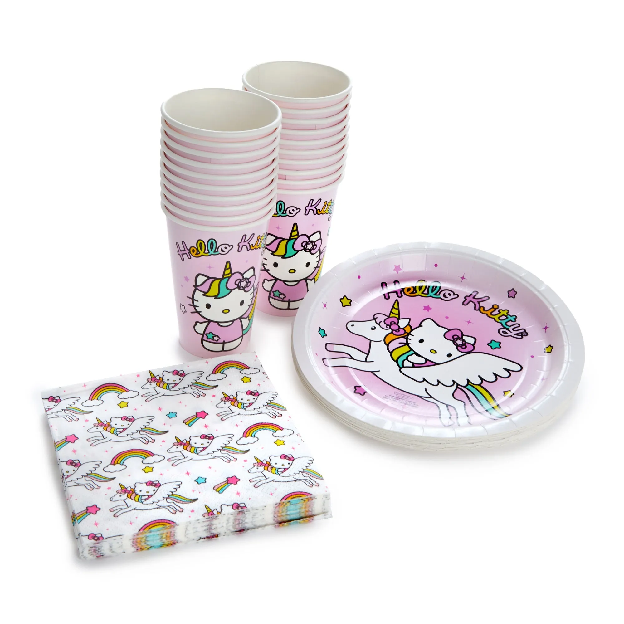 Hello Kitty Unicorn Rainbow 60-pc Party Pack SANRIO