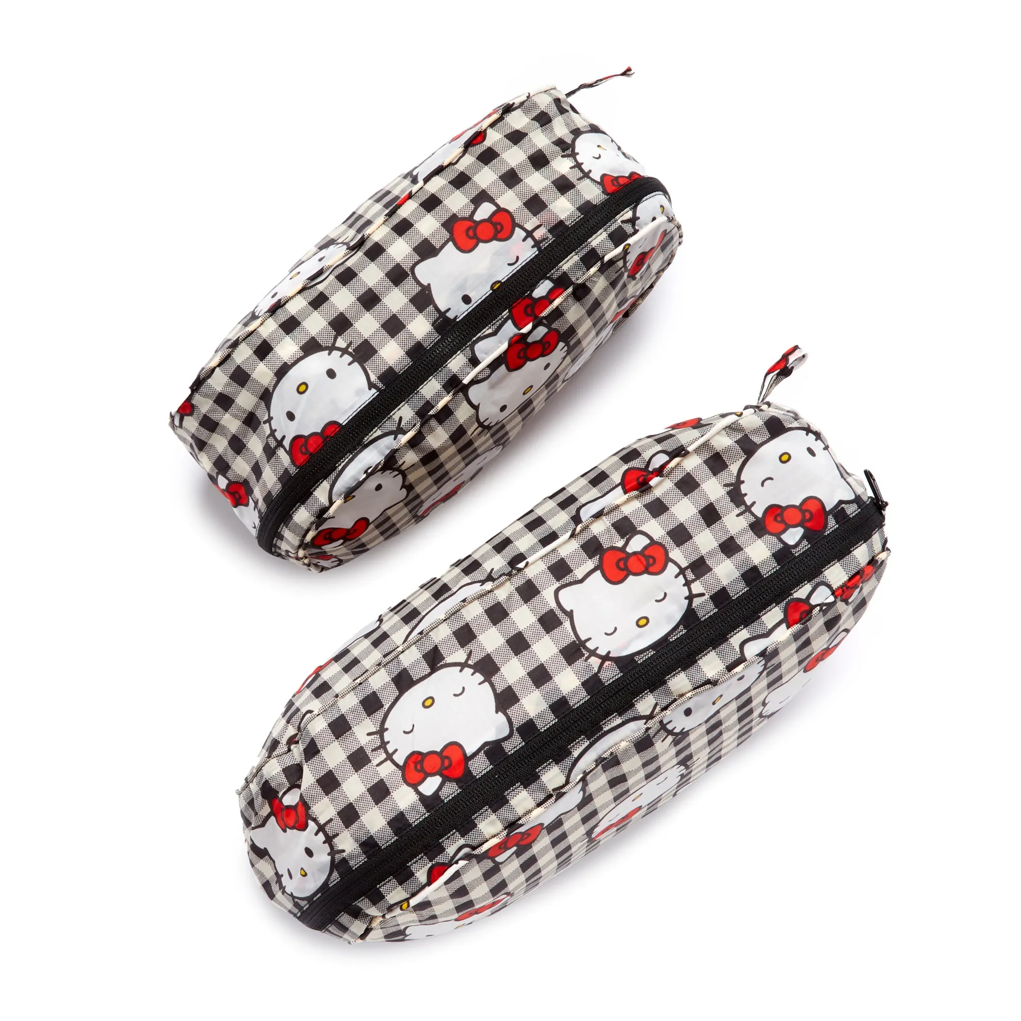Hello Kitty x Baggu 50th Anniversary Packing Cube Set (Black Gingham) SANRIO