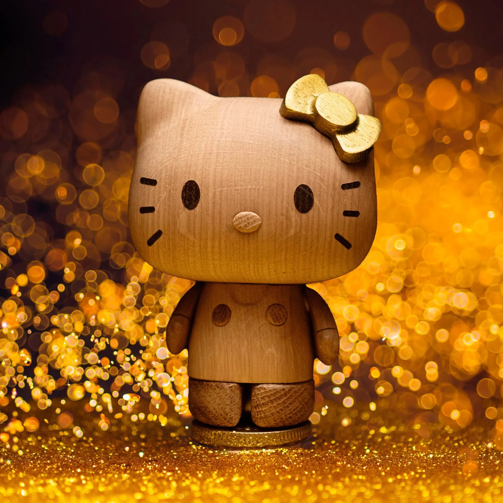 Hello Kitty x Boyhood Limited Edition Oak Figurine (50th Anniversary) SANRIO