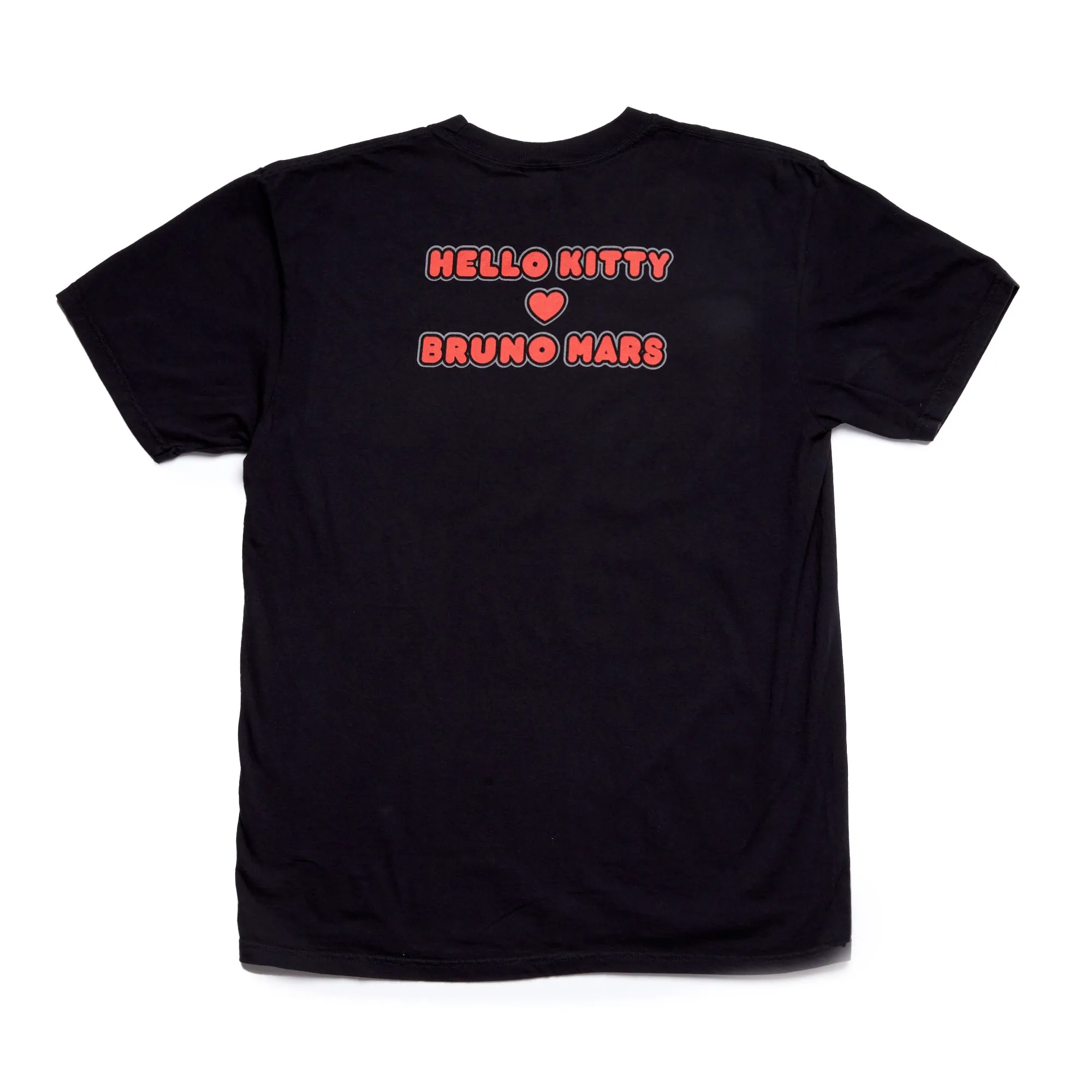 Hello Kitty x Bruno Mars Heart Hands Black Tee SANRIO