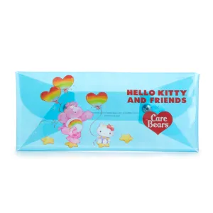 Hello Kitty x Care Bears Translucent Blue Pencil Case SANRIO