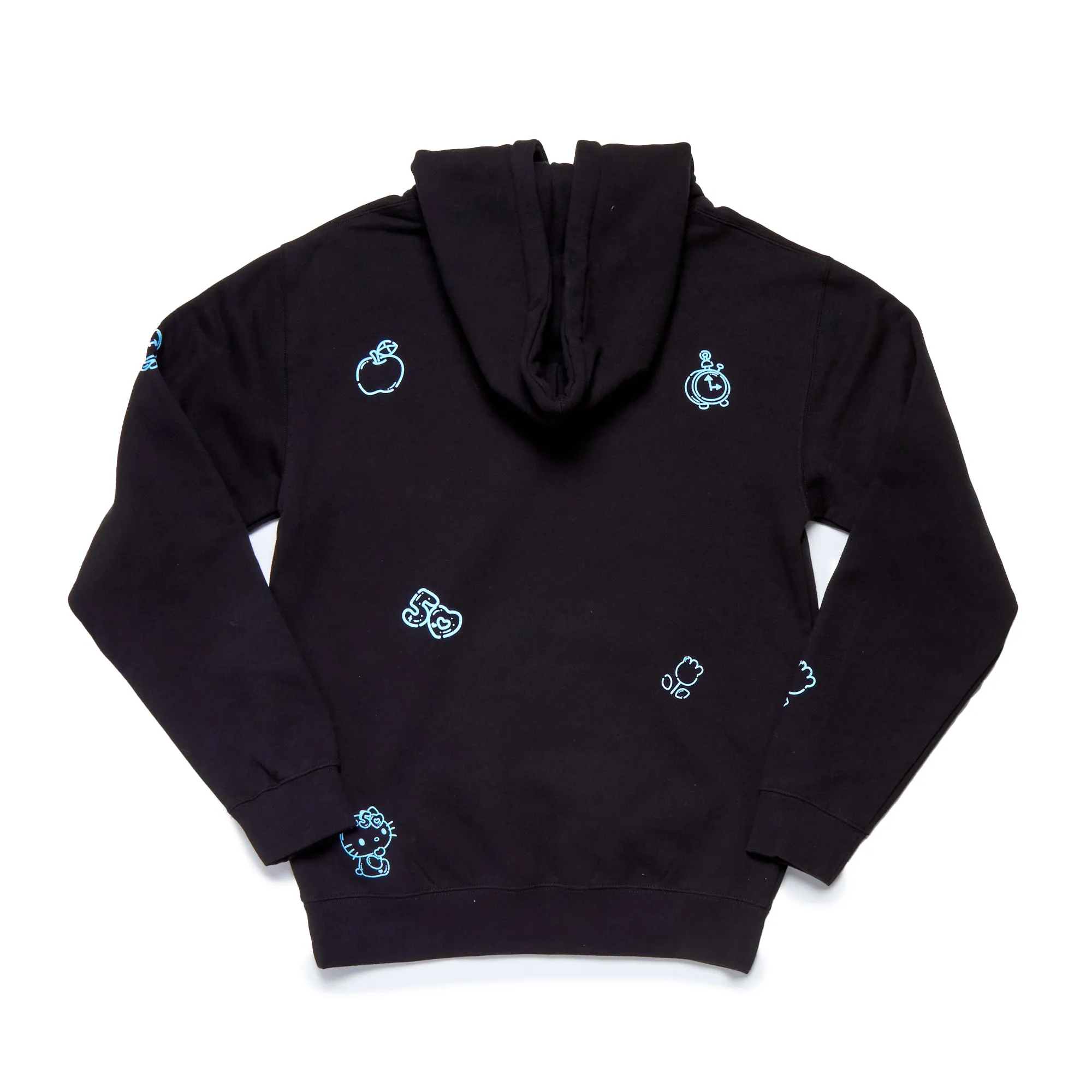 Hello Kitty x GIRL Black Hoodie (50th Anniv.) SANRIO