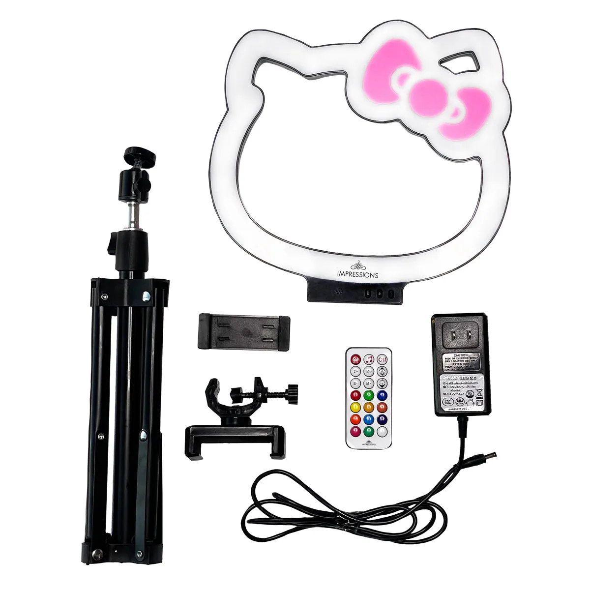 Hello Kitty x Impressions Vanity 10" Desktop Ring Light Tripod SANRIO