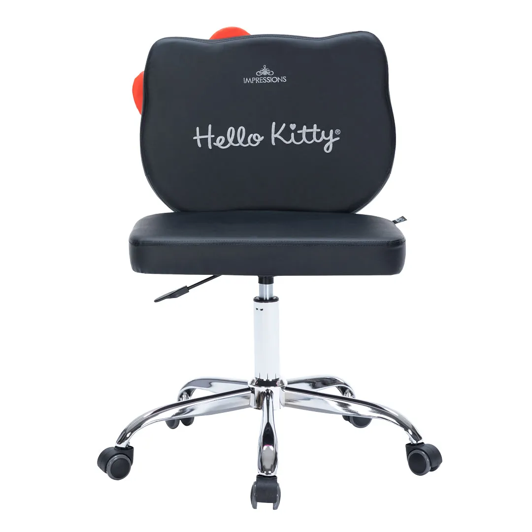 Hello Kitty x Impressions Vanity Faux Leather Swivel Vanity Chair SANRIO