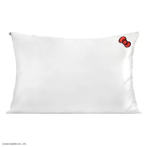 Hello Kitty x Kitsch Bow Pillowcase (Solid Ivory) SANRIO