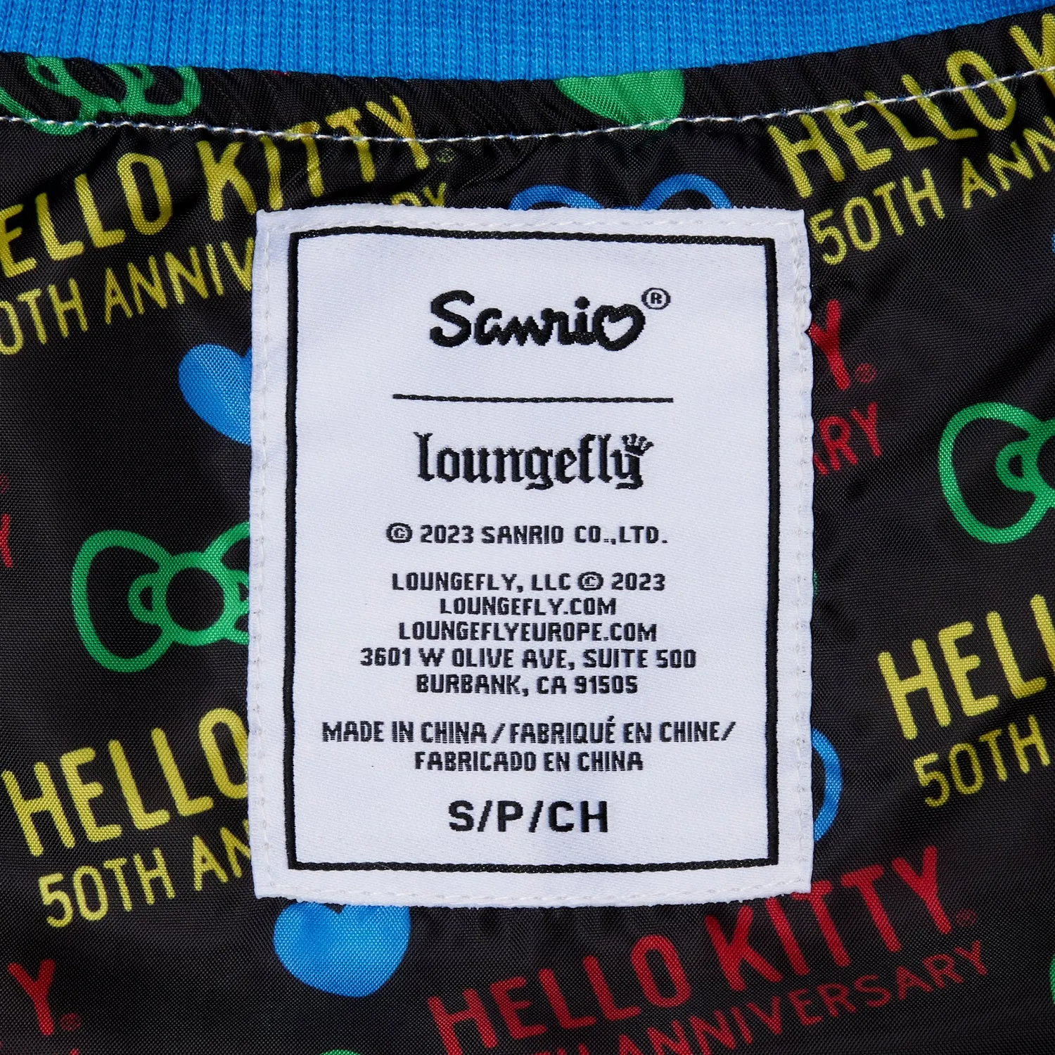 Hello Kitty x Loungefly 50th Anniversary Classic Unisex Jacket