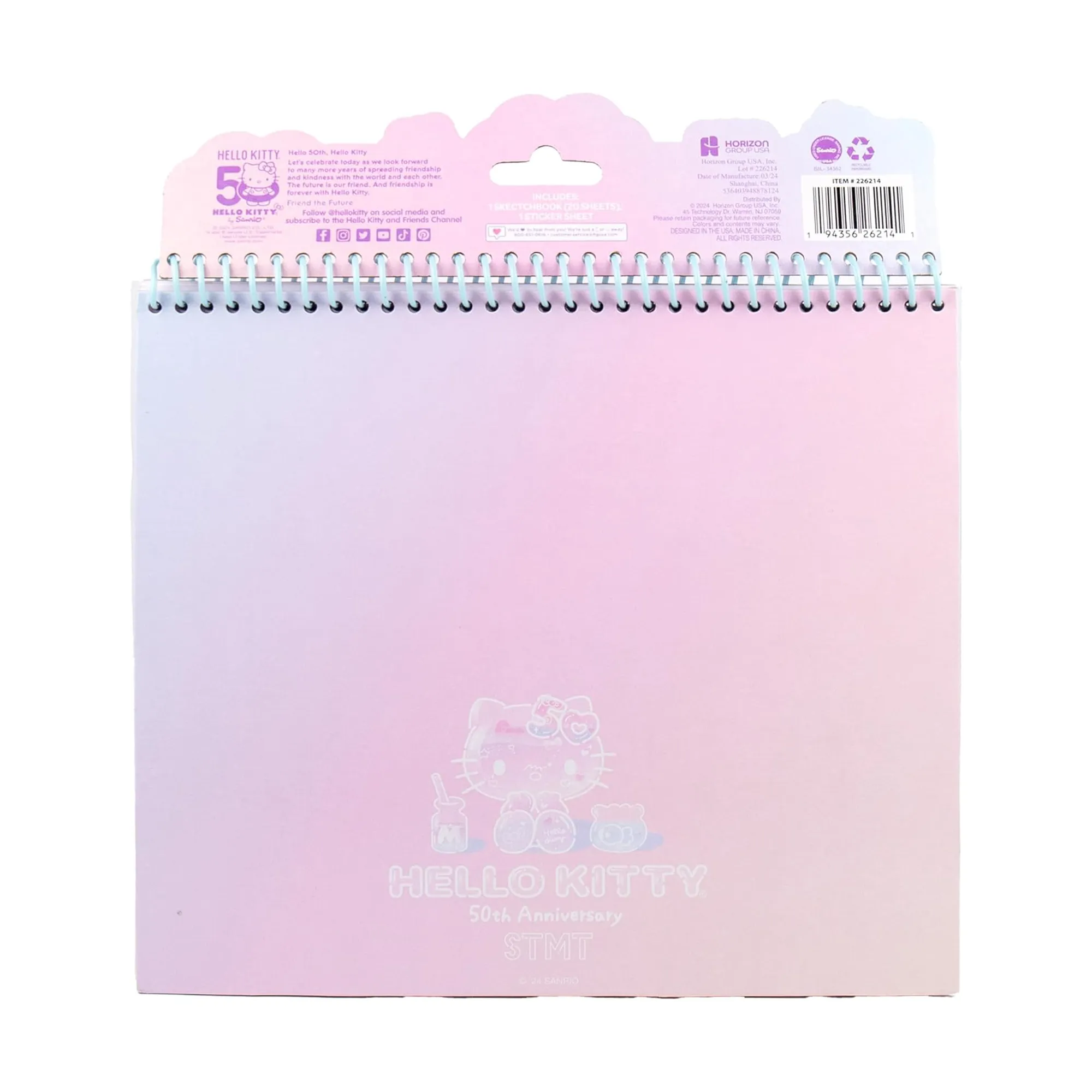 Hello Kitty x STMT 50th Anniversary Sketchbook SANRIO