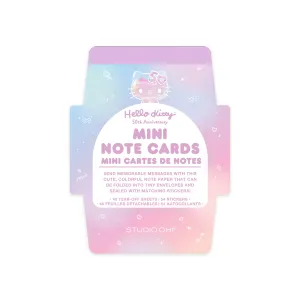 Hello Kitty x Studio Oh! 50th Anniversary Mini Note Cards and Sticker Set SANRIO