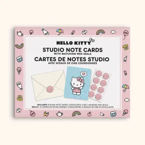Hello Kitty x Studio Oh! Classic Pink 25-Pc Note Cards & Wax Seals Set SANRIO
