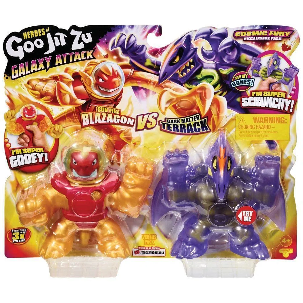 Heroes Of Goo Jit Zu Versus 2 Pack - Galaxy Attack