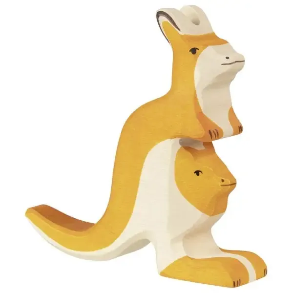 Holztiger Kangaroo With Young Odin Parker