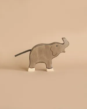 Holztiger Small Elephant, Trunk Raised Odin Parker