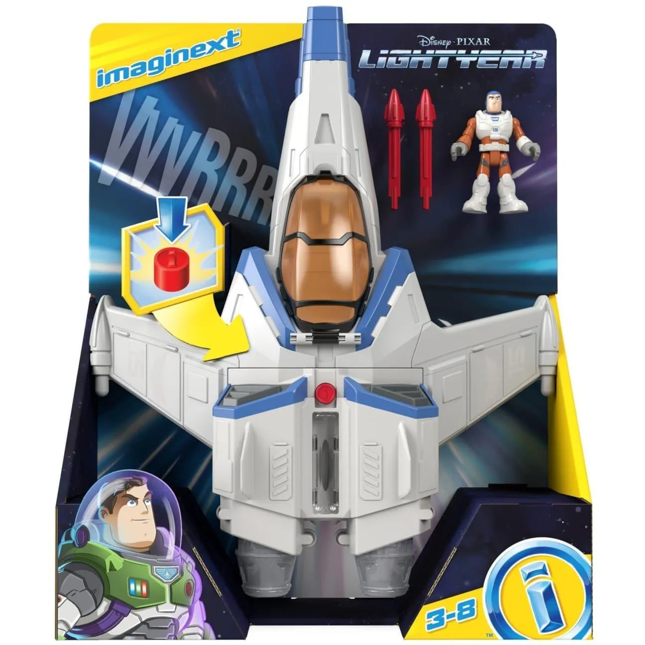 Imaginext Lights & Sounds Xl-15 Featuring Disney And Pixar Lightyear