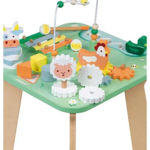 Janod Pretty Meadow Wooden Activity Table