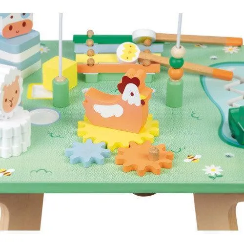 Janod Pretty Meadow Wooden Activity Table