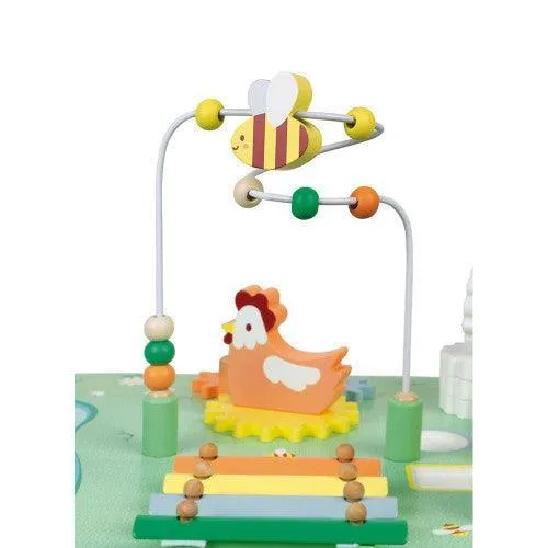 Janod Pretty Meadow Wooden Activity Table