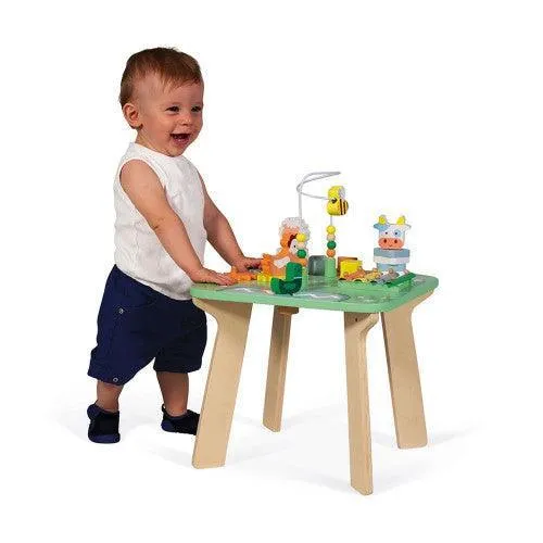 Janod Pretty Meadow Wooden Activity Table