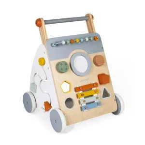Janod Sweet Cocoon Wooden Multi-Activity Baby Walker