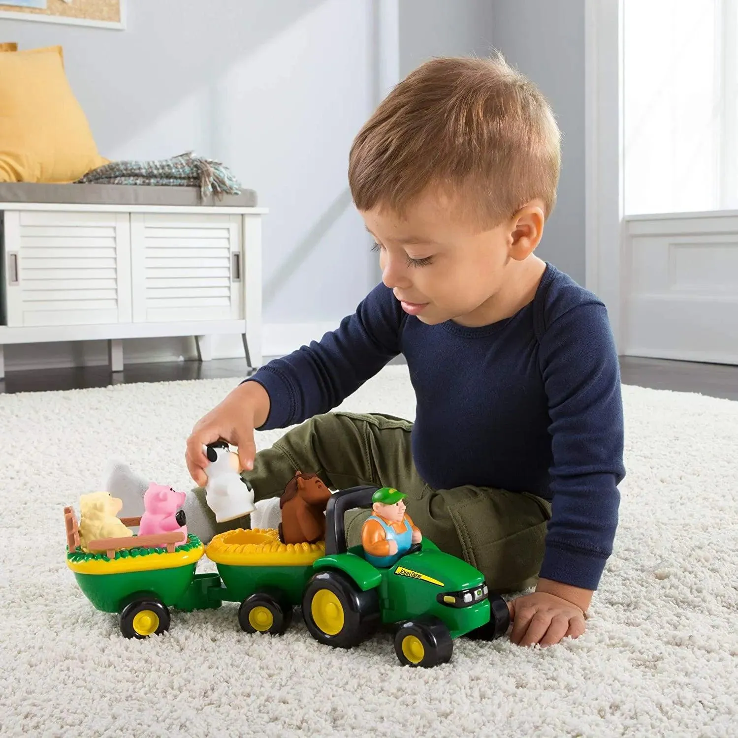 John Deere Animal Sounds Hayride Musical Tractor