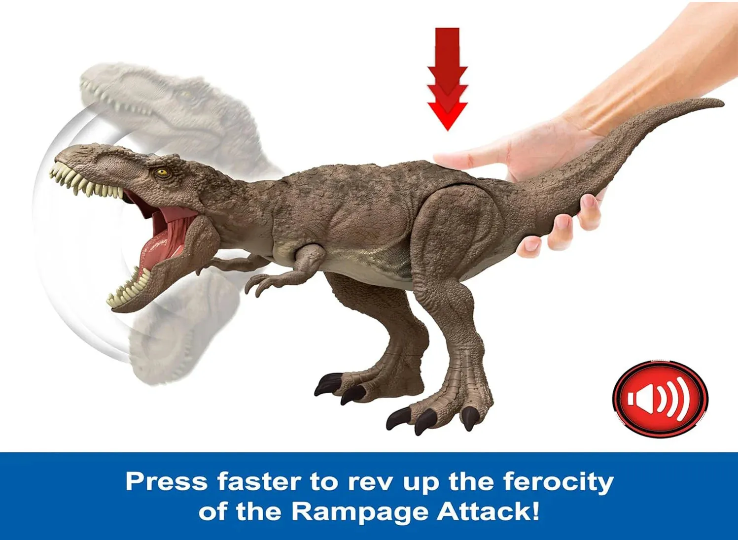 Jurassic World: Chaos Theory Netflix - All-Out Attack Tyrannosaurus Rex Dinosaur