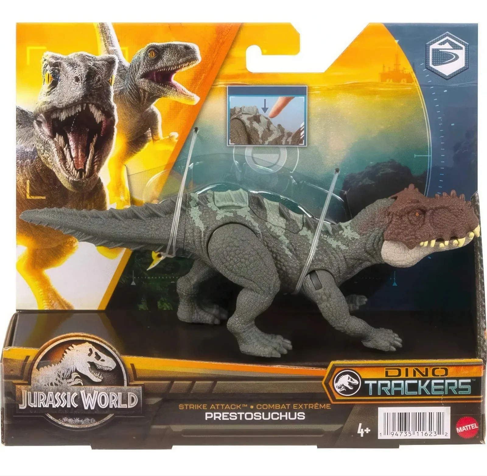 Jurassic World Strike Attack Dinosaur Prestosuchus Action Figure