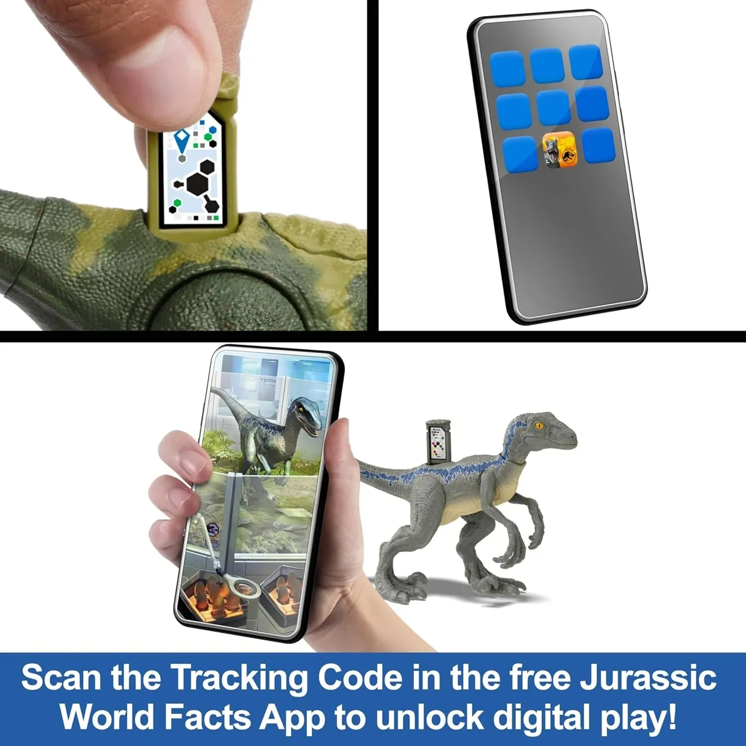 Jurassic World Track 'n Attack Dinosaur Action Figure