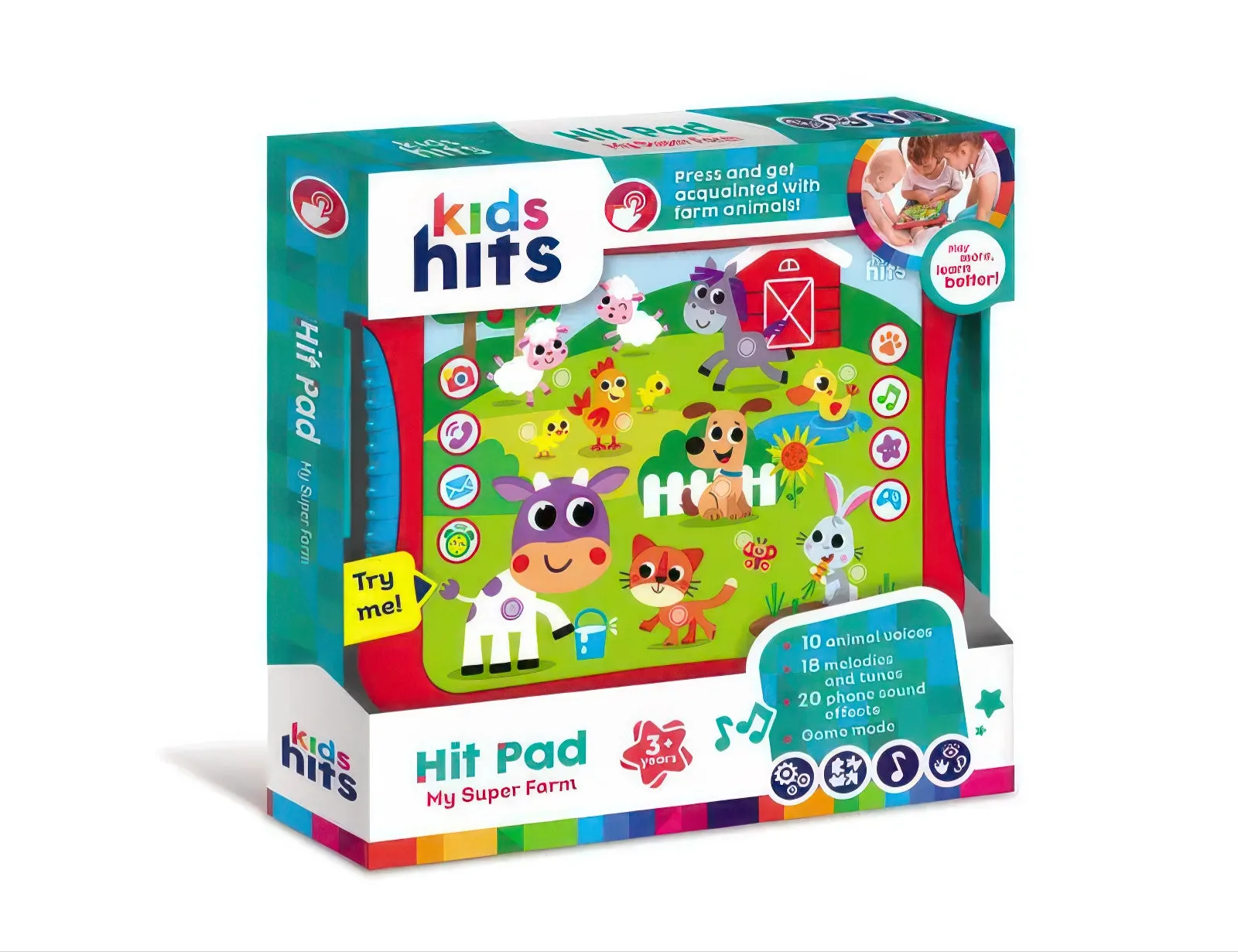 Kids Hits Educational My Super Farm Tablet - Greek