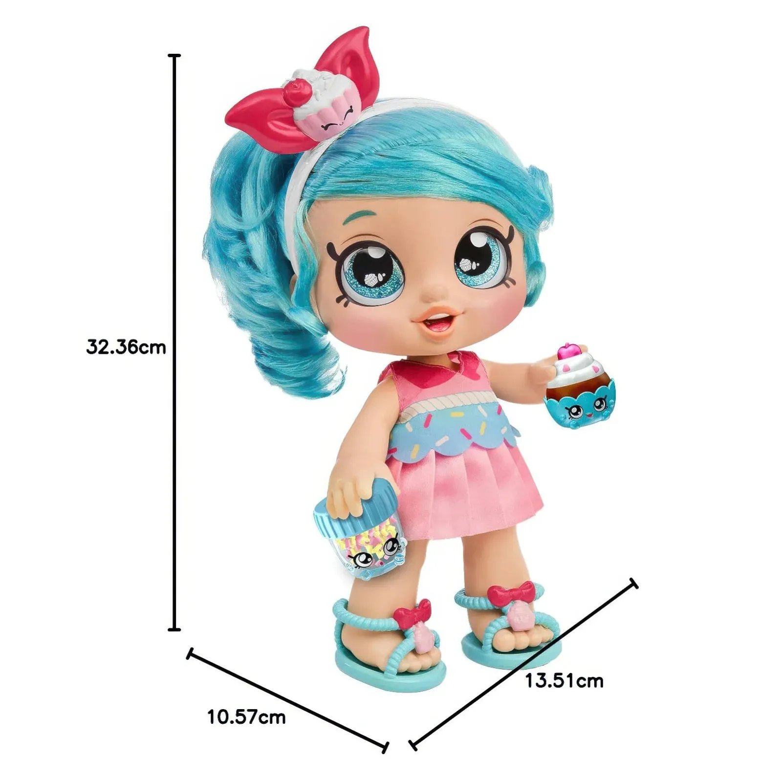 Kindi Kids Snack Time Friends Jessicake Doll