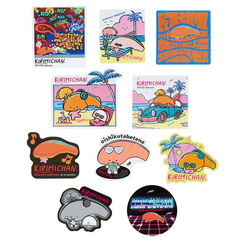Kirimichan 10-Pc Sticker Pack (Summer Festival Forever Series) SANRIO