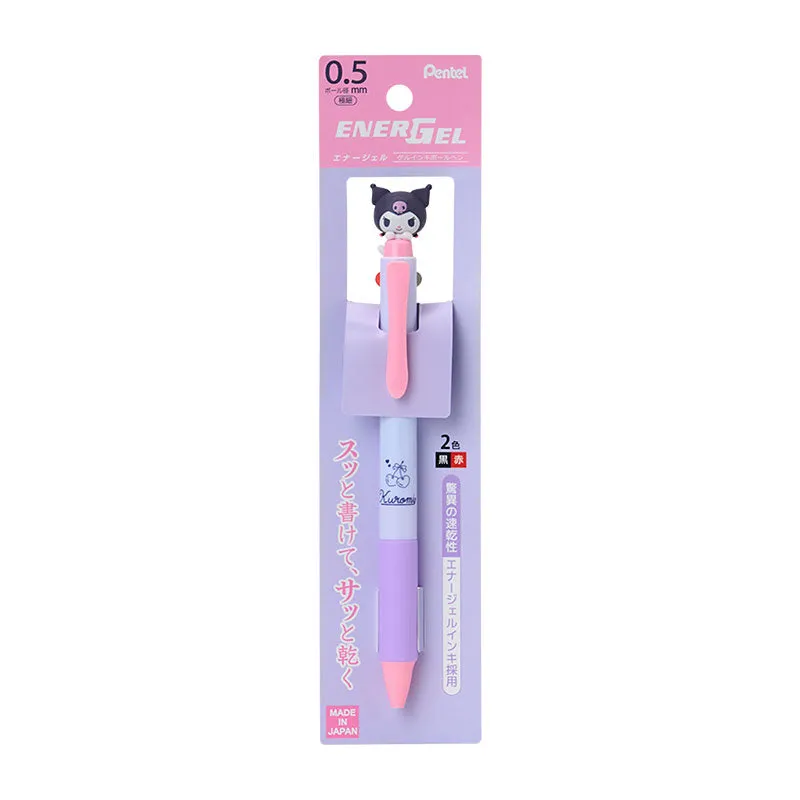 Kuromi 2-Color Pentel EnerGel Retractable Pen SANRIO