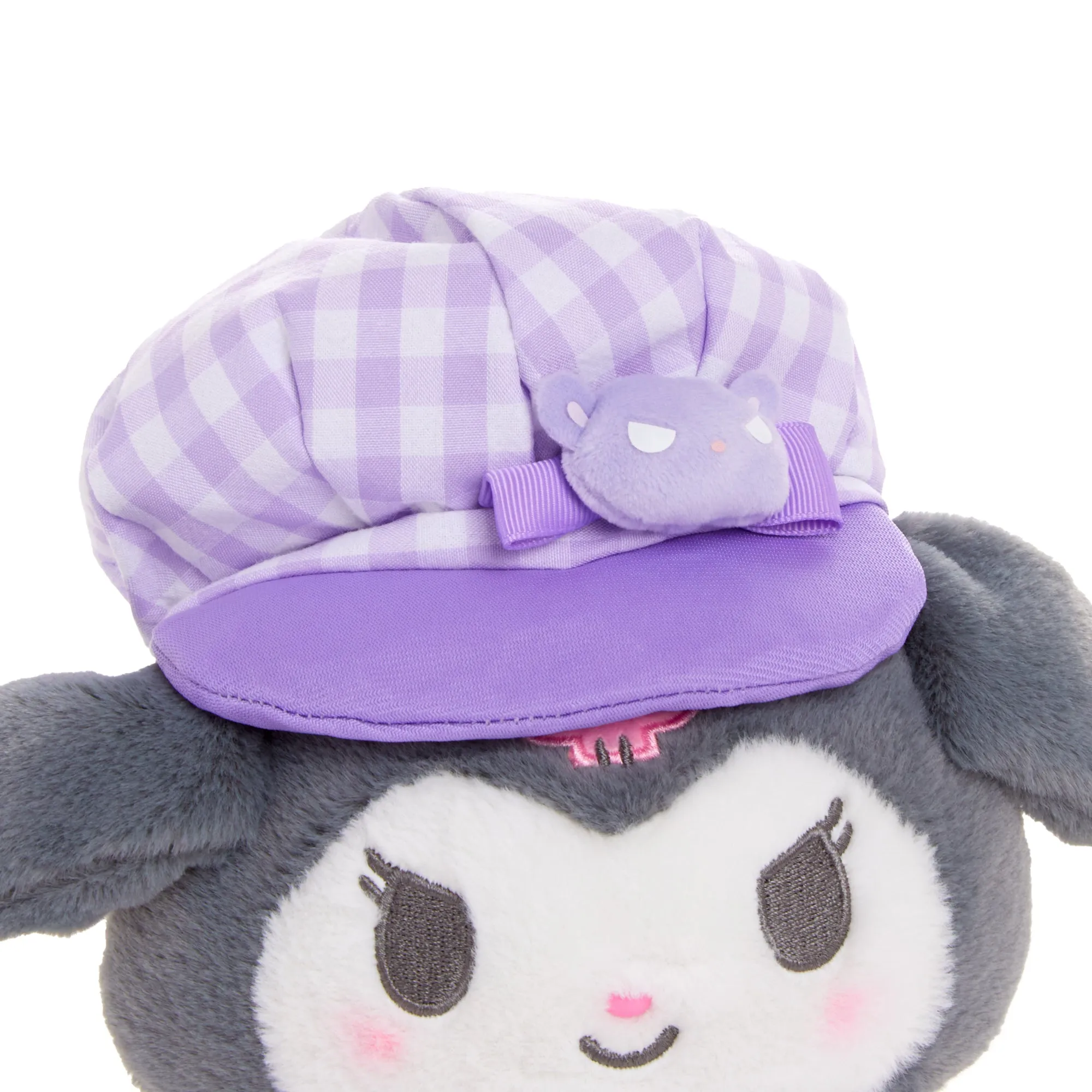 Kuromi 8" Plush (Gingham Cap Series) SANRIO