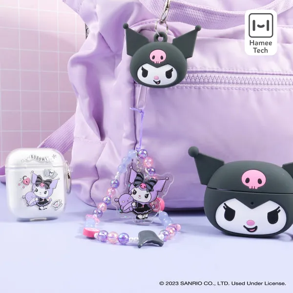 Kuromi Beaded Charm Mobile Phone Wrist Strap (Lolita Version) SANRIO