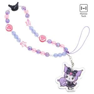 Kuromi Beaded Charm Mobile Phone Wrist Strap (Lolita Version) SANRIO